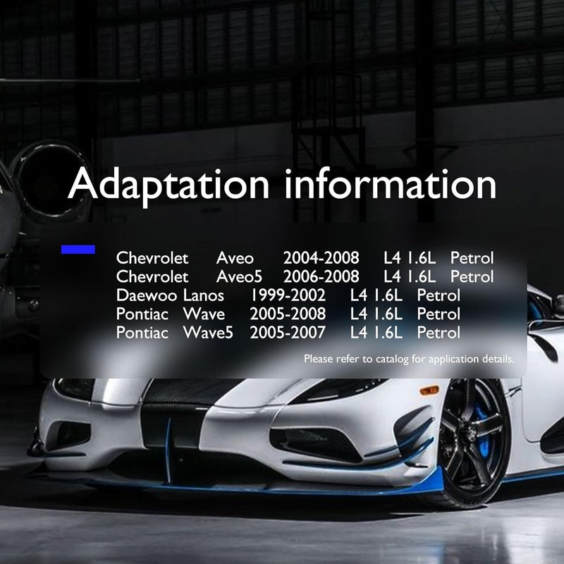 OXCANO 55400 Ignition Spark Plug Wires Set of 4 Compatible with Chevrolet Aveo 2004-2018, Aveo5 2006-2008, Daewoo Lanos 1999-2002, Pontiac Wave 2005-2008, Wave5 2005-2007, Suzuki Swift+ 2004-2007 - Image 3